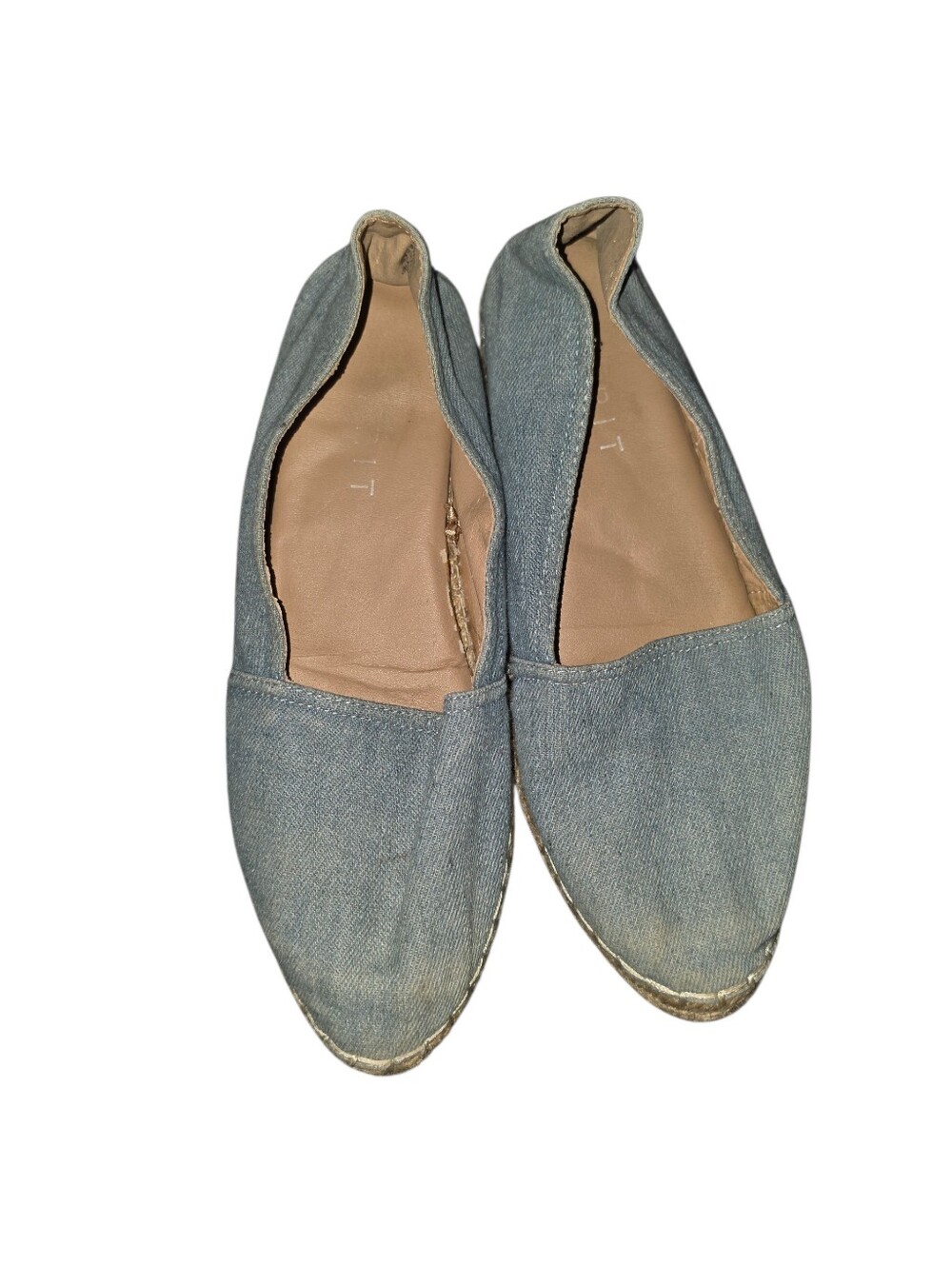 9/2/23. Womens Esprit Light Blue Denim Espadrille Slip-Ons